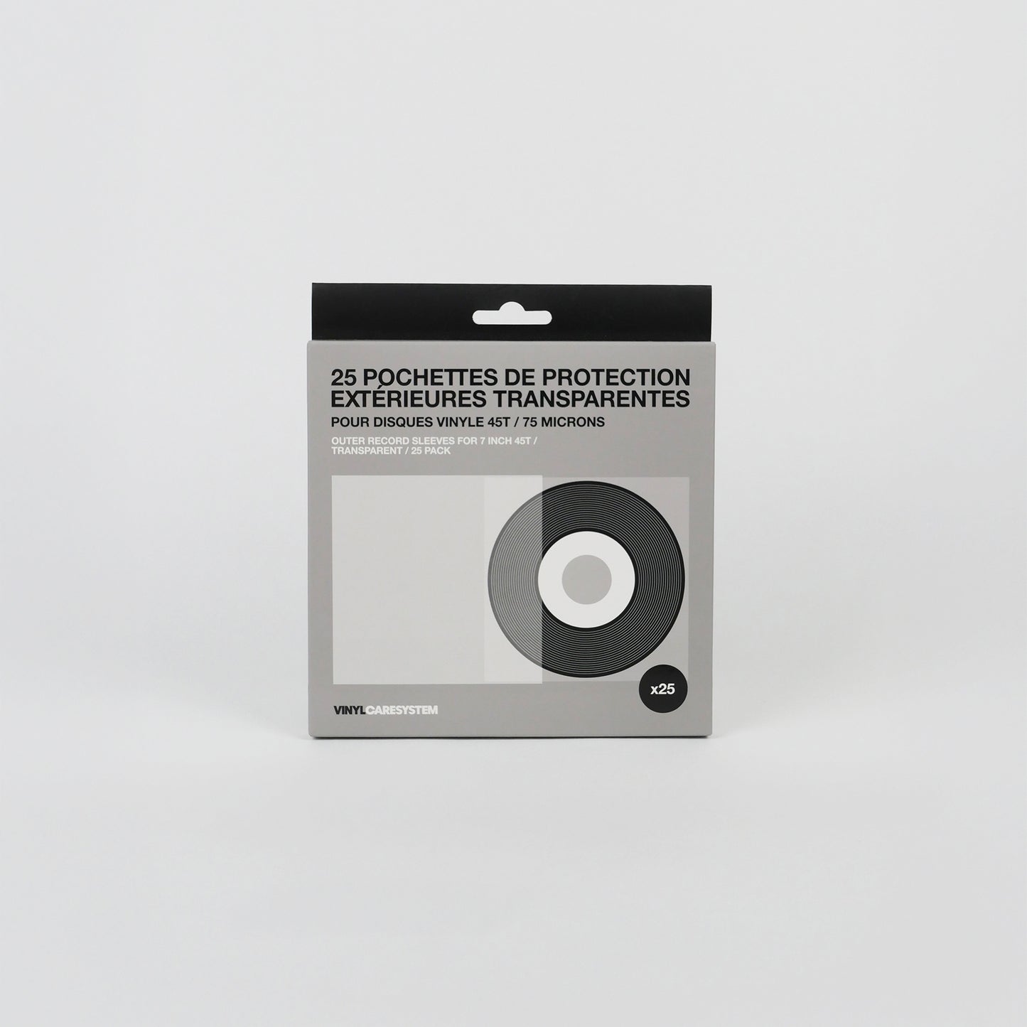 25 pochettes de protection extérieures 45T