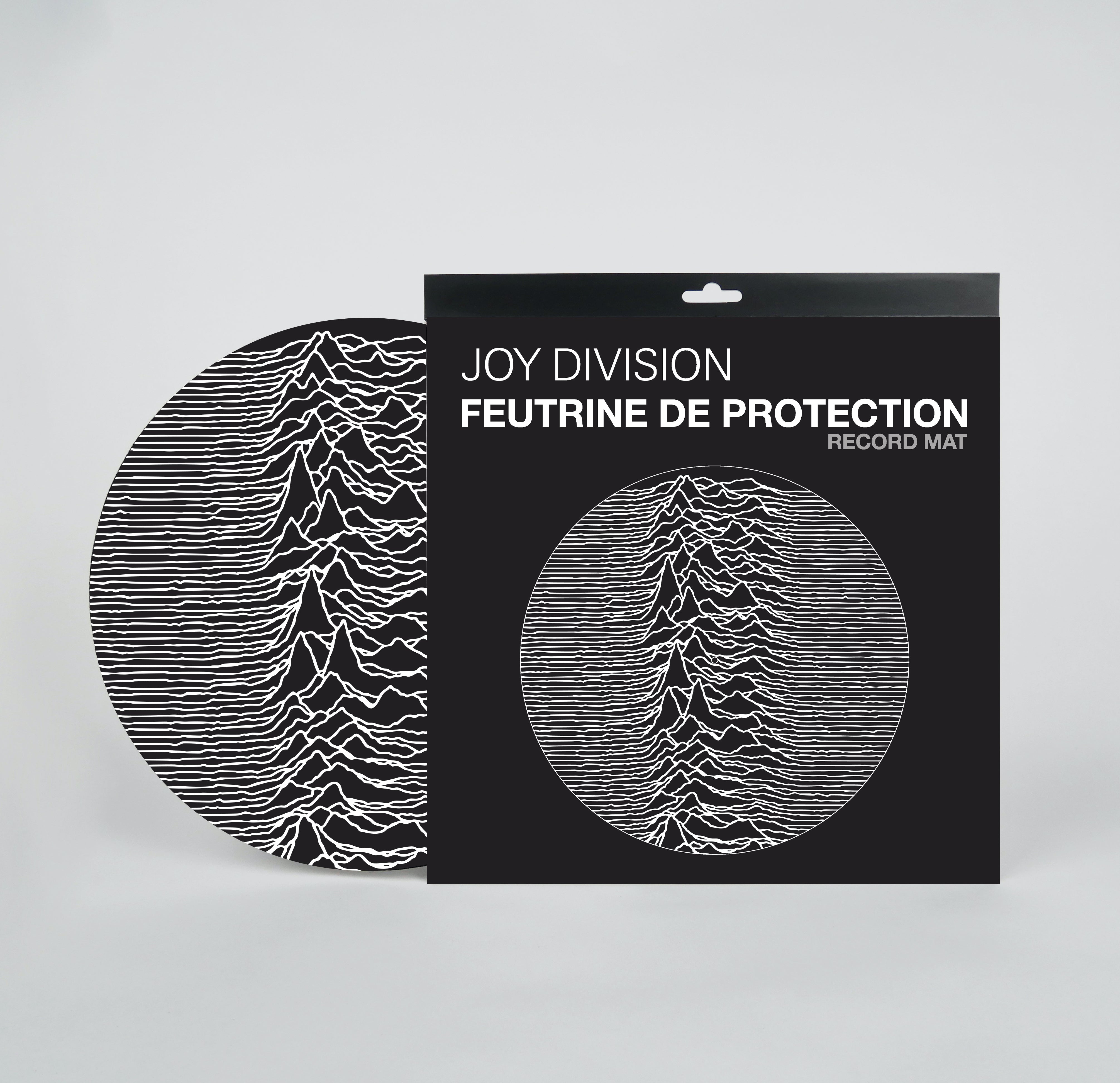 Black Record Mat - JOY DIVISION – VINYLCARESYSTEM - Une marque GM