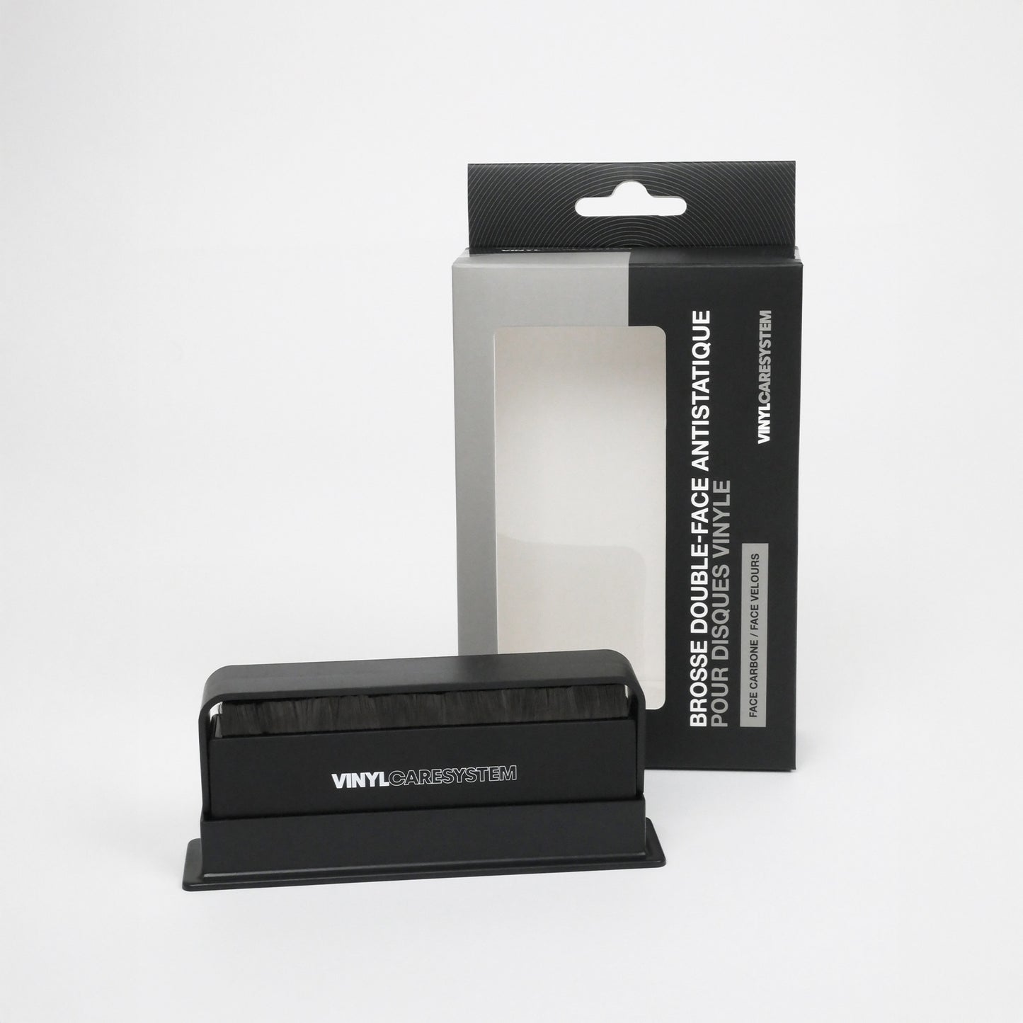 Brosse double-face antistatique