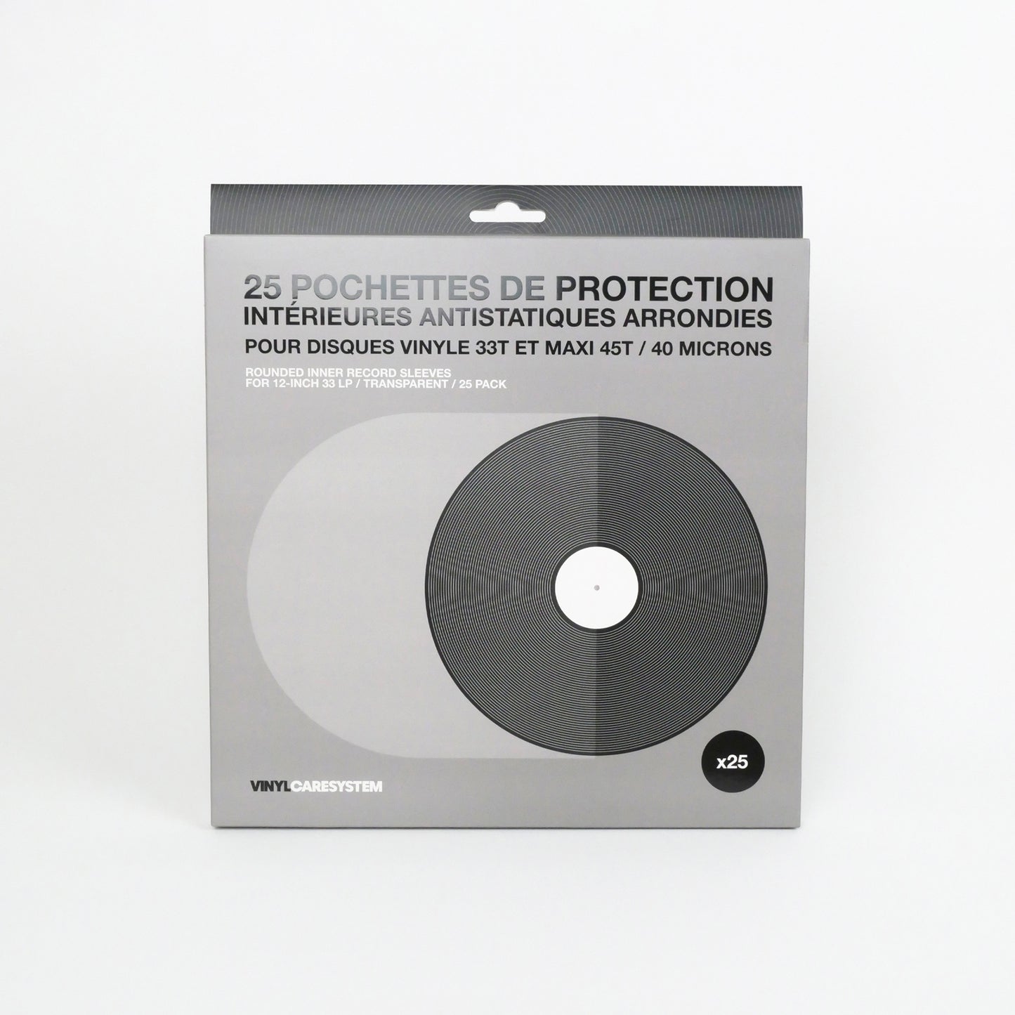 25 pochettes de protection intérieures antistatiques arrondies